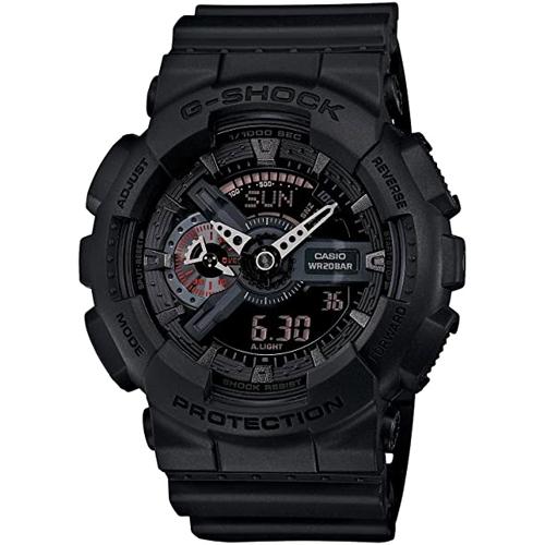 CASIO G-Shock Analogique-Numérique Grande Taille Militaire Noir | GA110MB-1A