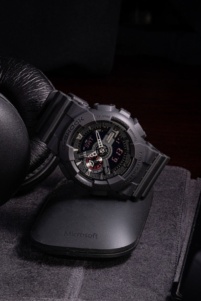 CASIO G-Shock Analogique-Numérique Grande Taille Militaire Noir | GA110MB-1A