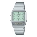 CASIO Vintage Silver Teal Dial | AQ-800E-3AVT