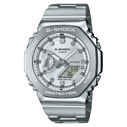 CASIO G-Shock 2110 Cadran Argenté | GM2110D-7A