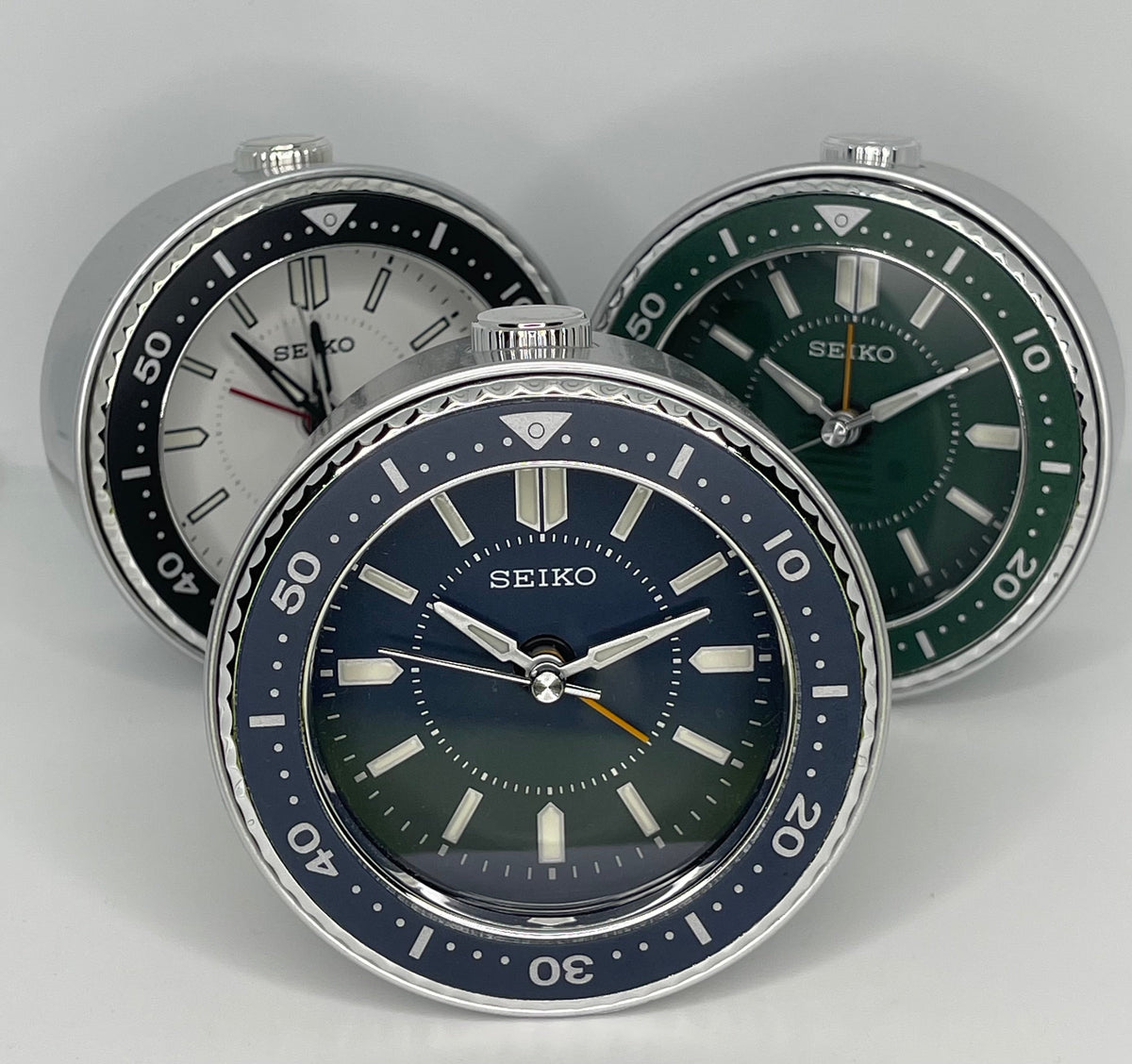 Réveil de bureau SEIKO bleu | QHE184L