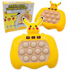 Machine de jeu de casse-tête Pikachu Push Pop Fidget