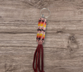 Porte-clés perlé rose OLD TRIBES™