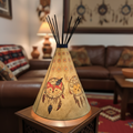 Petite lampe tipi attrape-rêves