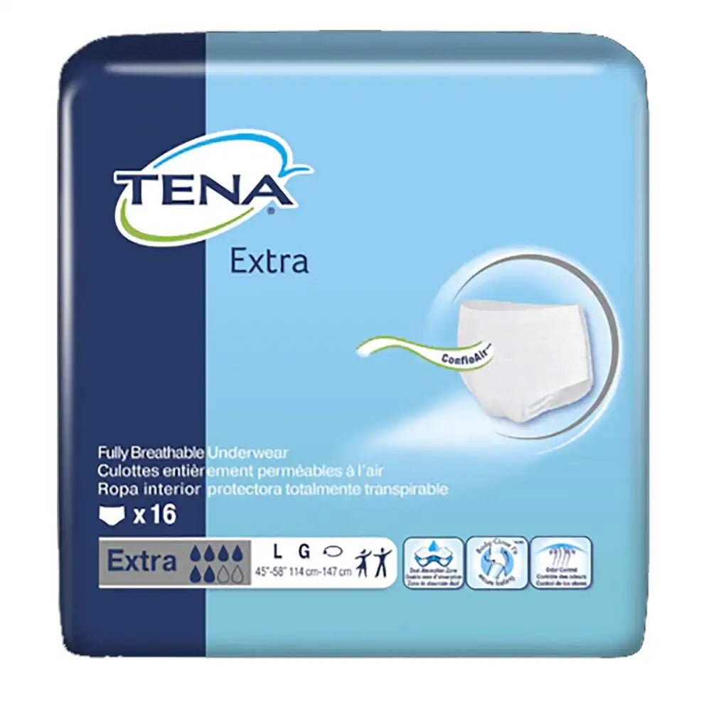 TENA ProSkin Extra Protective Incontinence Underwear, Moderate Absorbency, Unisex